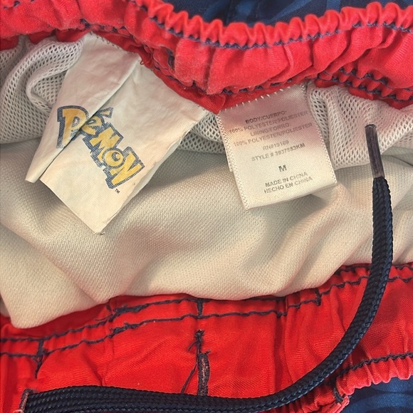 Pokemon Swim Trunks w/ Netting Size M - Picture 4 of 5